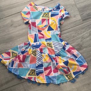 Dot dot smile flapper dress